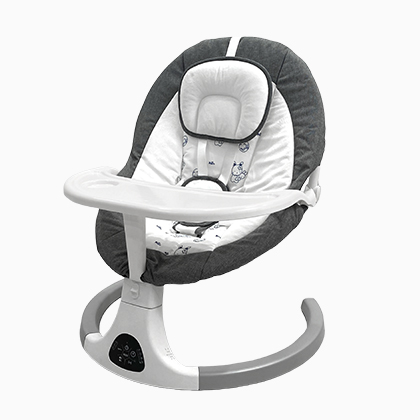 Grey Baby Electric Swing