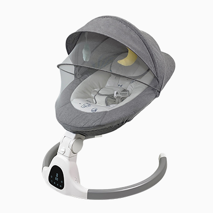 Grey baby rocker