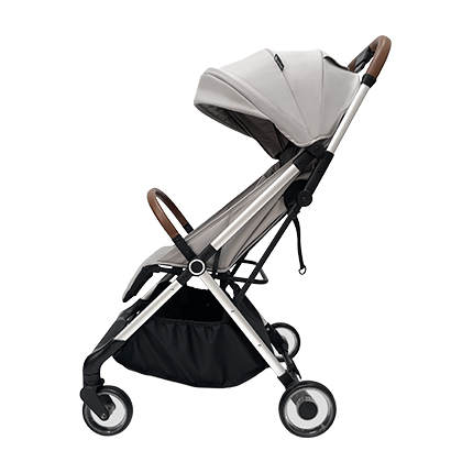 Dark grey color baby stroller